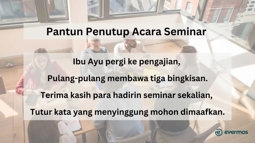 pantun penutup acara