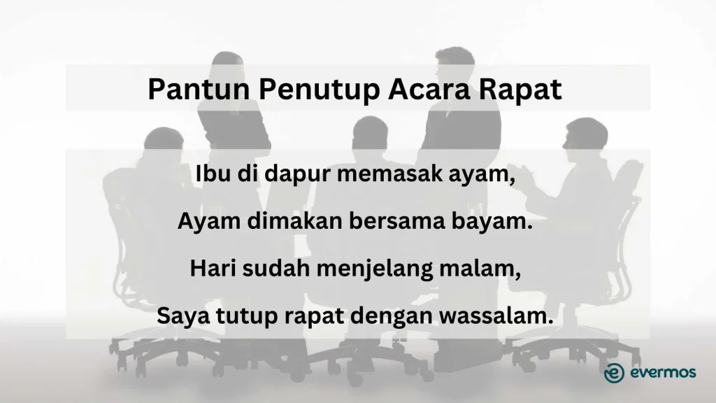 pantun penutup acara