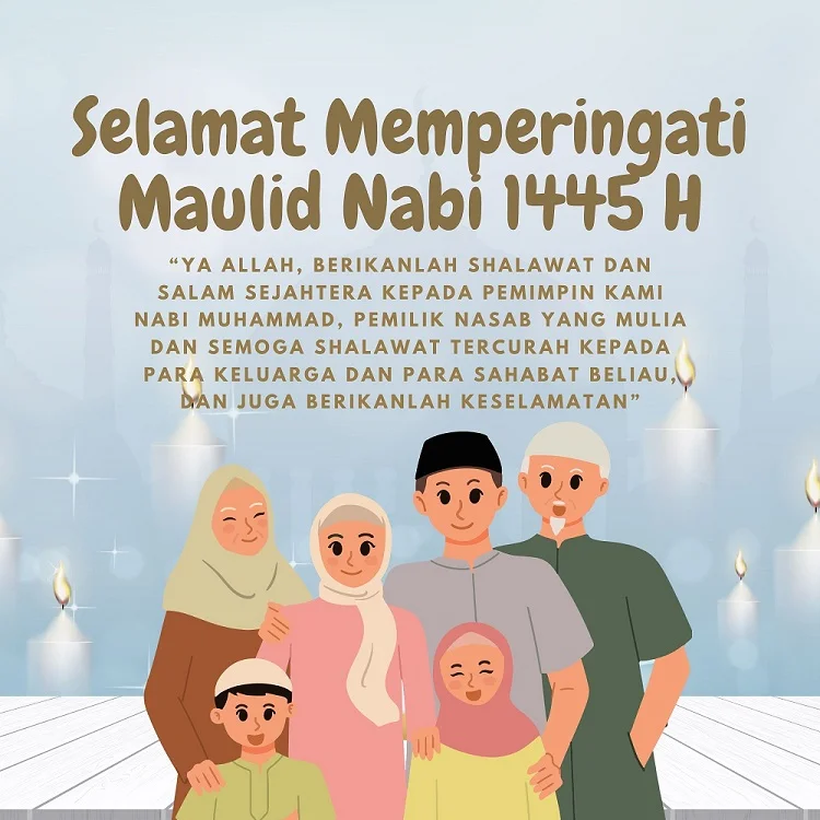 kartu ucapan maulid nabi muhammad