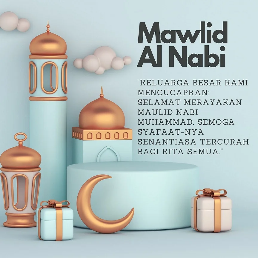 kartu ucapan maulid nabi muhammad