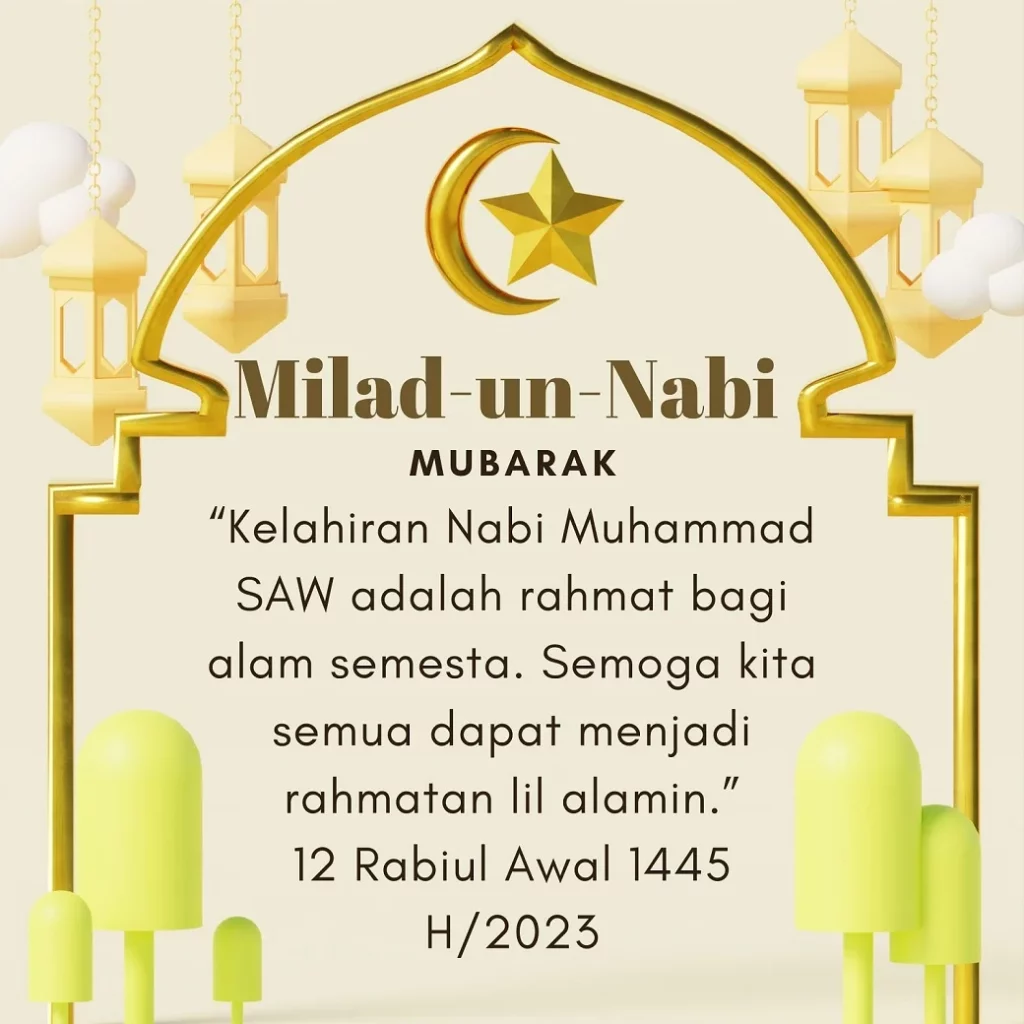 kartu ucapan maulid nabi muhammad