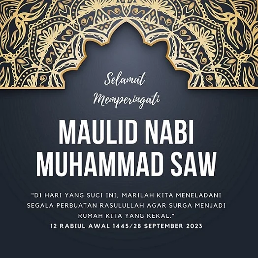 kartu ucapan maulid nabi muhammad