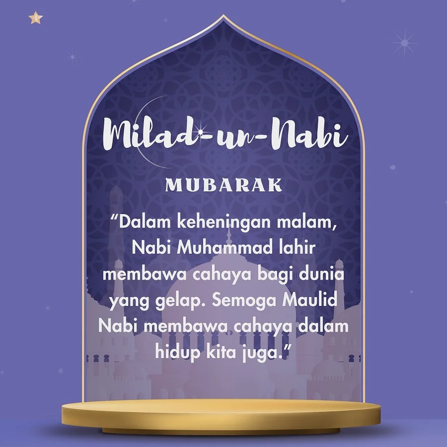 kartu ucapan maulid nabi muhammad