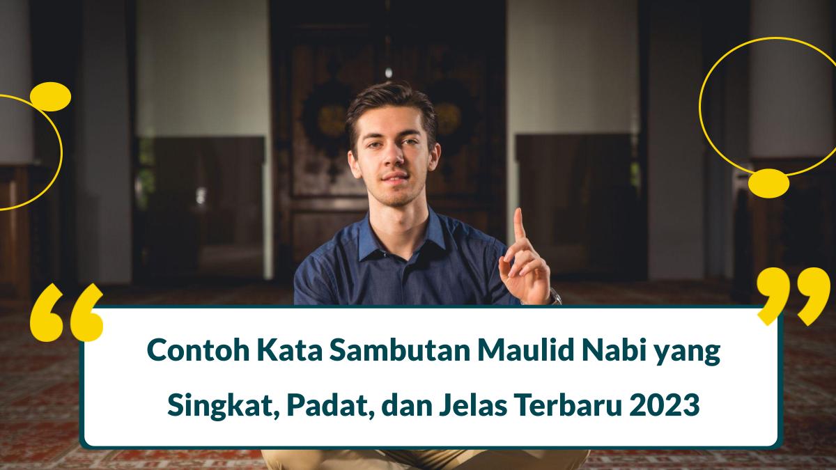kata sambutan maulid nabi