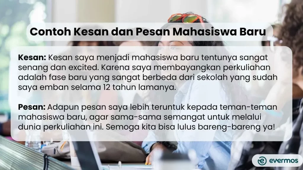 contoh kesan dan pesan mahasiswa baru