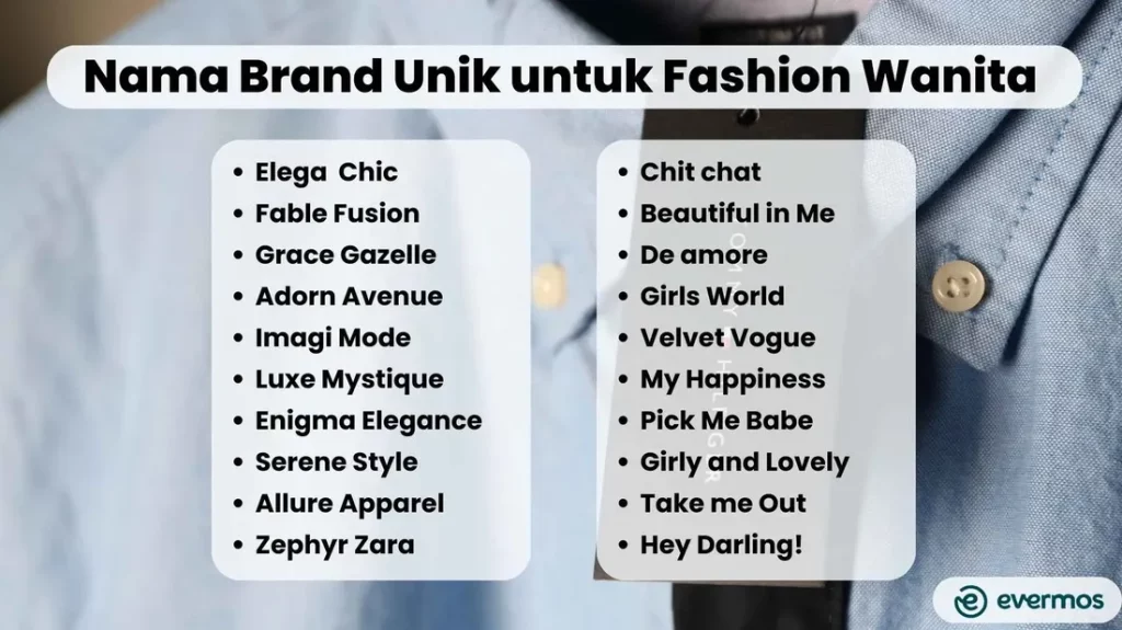 nama brand unik