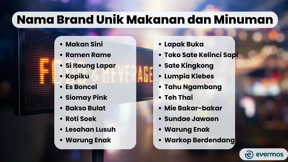 nama brand unik