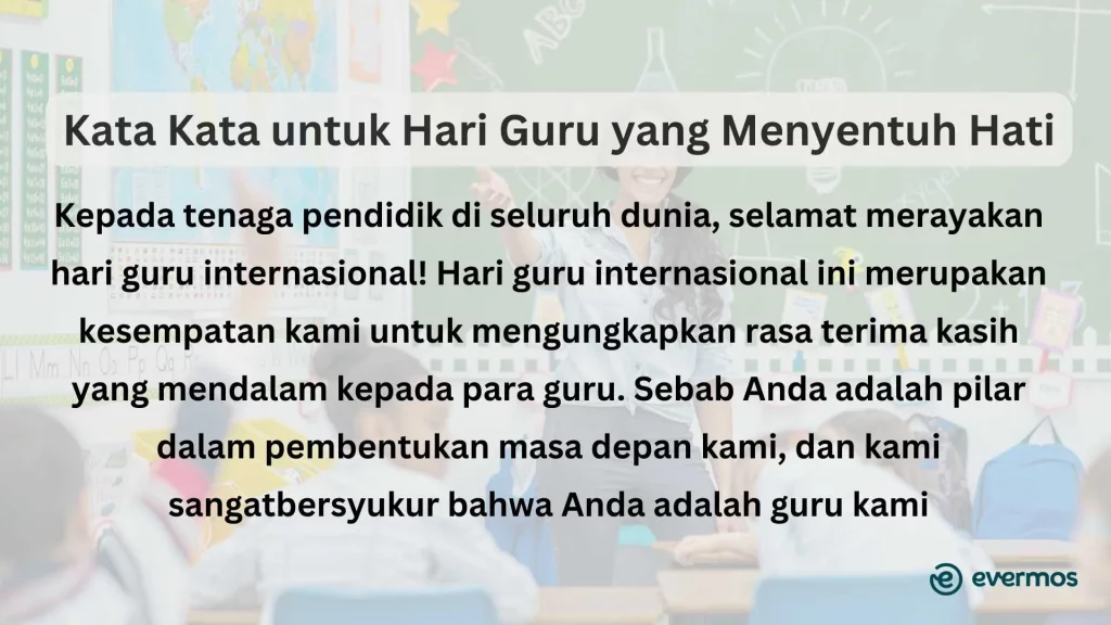 kata-kata untuk hari guru yang menyentuh hati