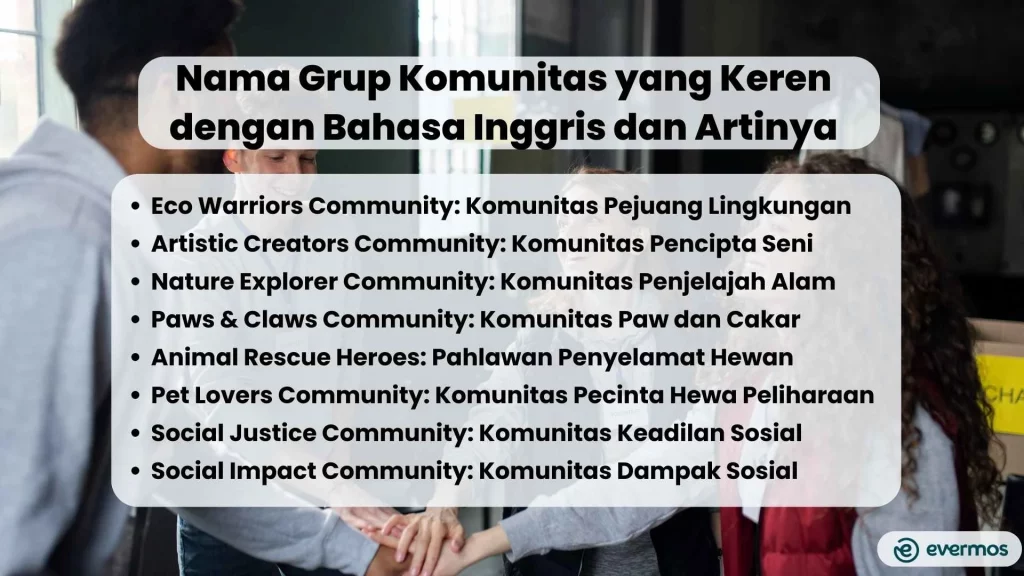 nama grup komunitas yang keren