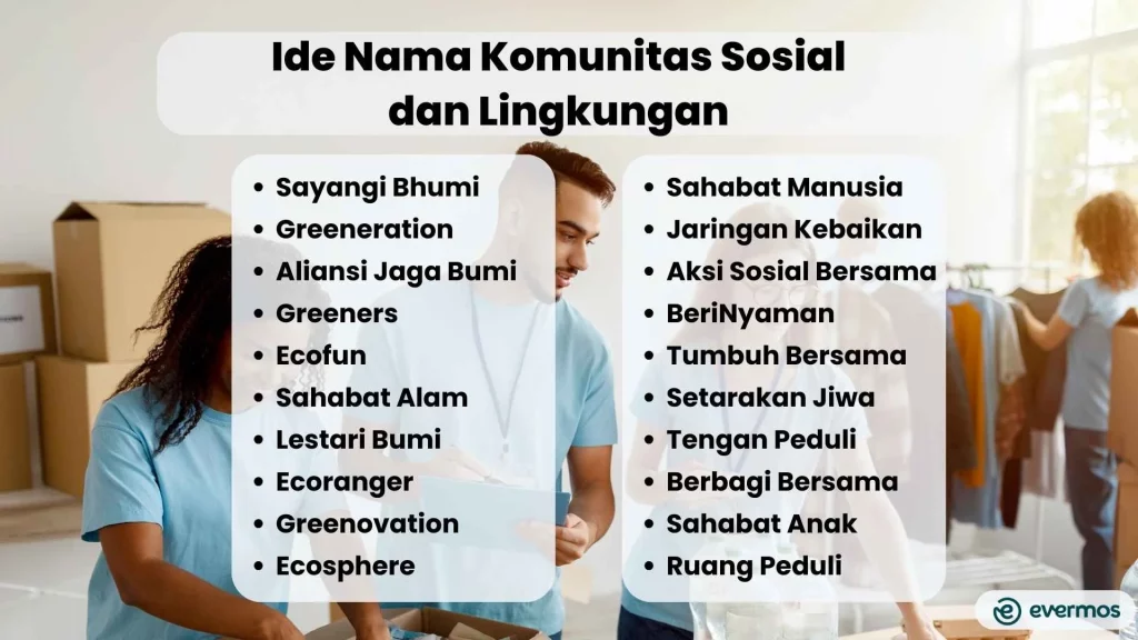 nama grup komunitas yang keren