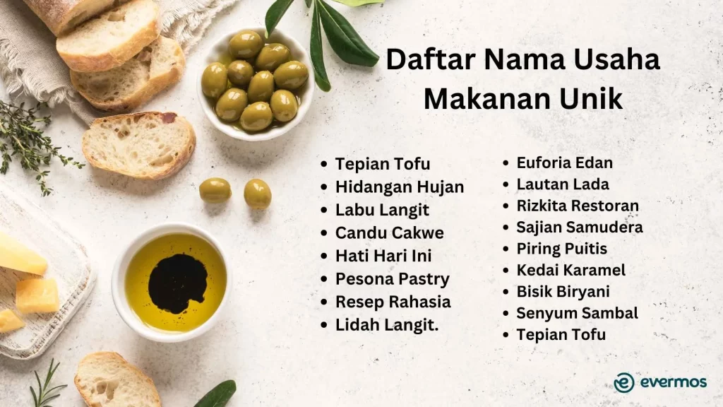 nama unik untuk usaha makanan