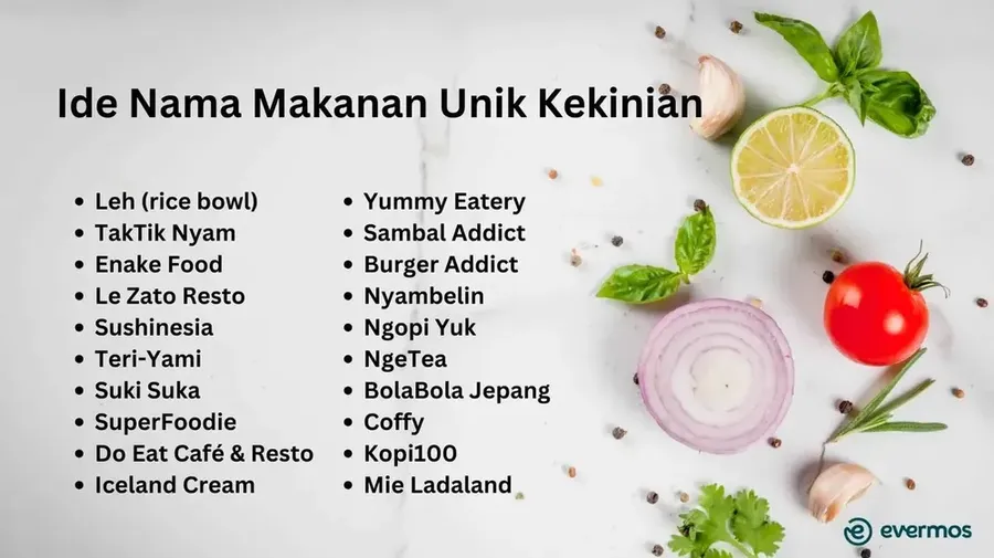 nama unik untuk usaha makanan