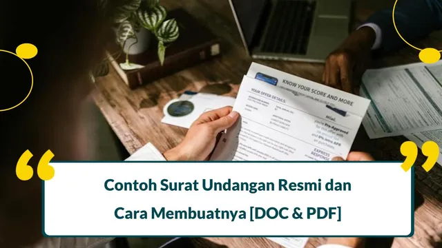 contoh surat undangan resmi