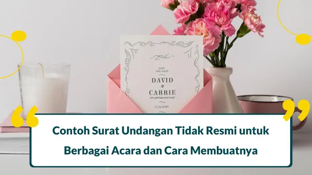 contoh surat undangan tidak resmi