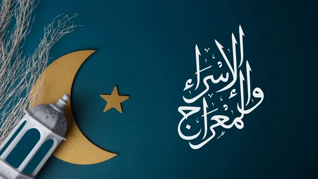 background isra miraj
