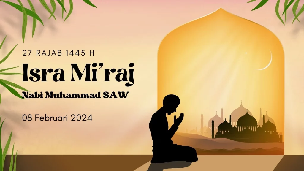 background isra miraj