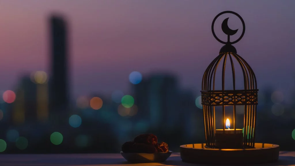 background isra miraj