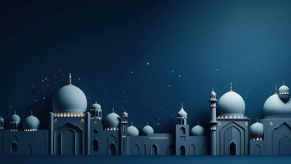 background isra miraj