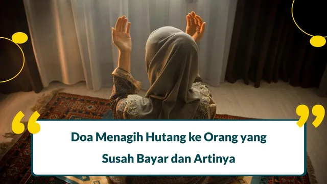 doa menagih hutang ke orang yang susah bayar
