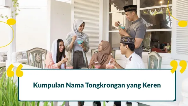 nama tongkrongan keren