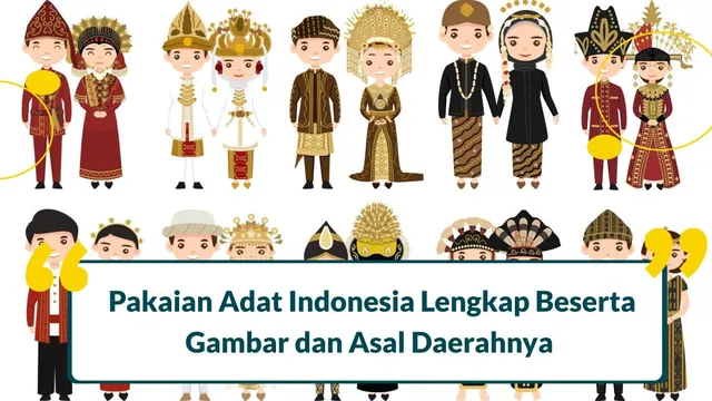 pakaian adat indonesia lengkap