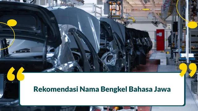 nama bengkel bahasa jawa