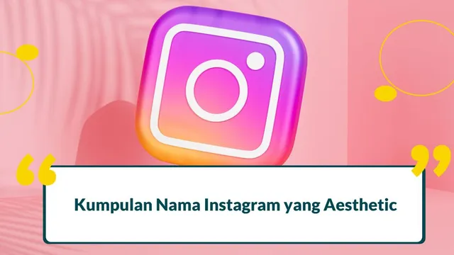 nama ig aesthetic