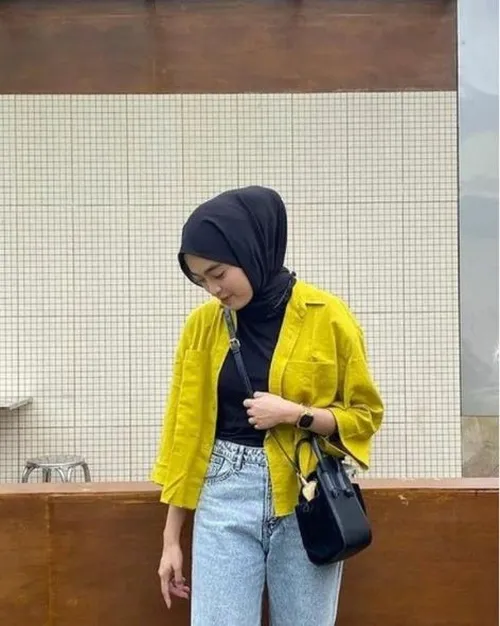 baju warna lemon cocok dengan jilbab warna apa