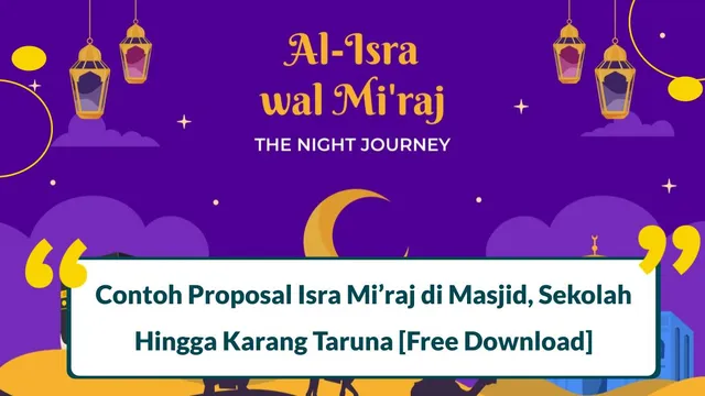 contoh proposal isra miraj