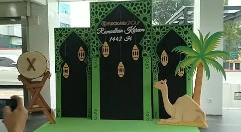 dekorasi ramadhan di kantor