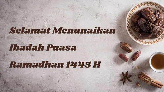gambar selamat menunaikan ibadah puasa