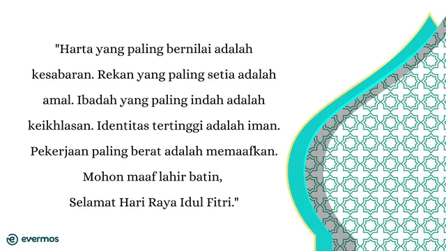 ucapan selamat hari raya idul fitri