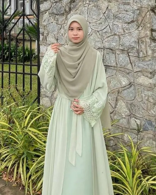 baju warna sage green cocok dengan jilbab warna apa