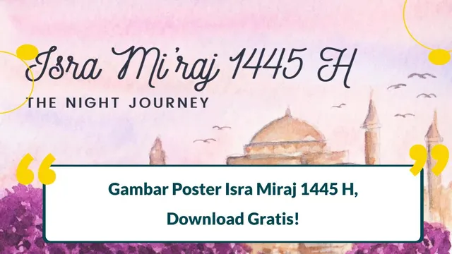 poster isra miraj