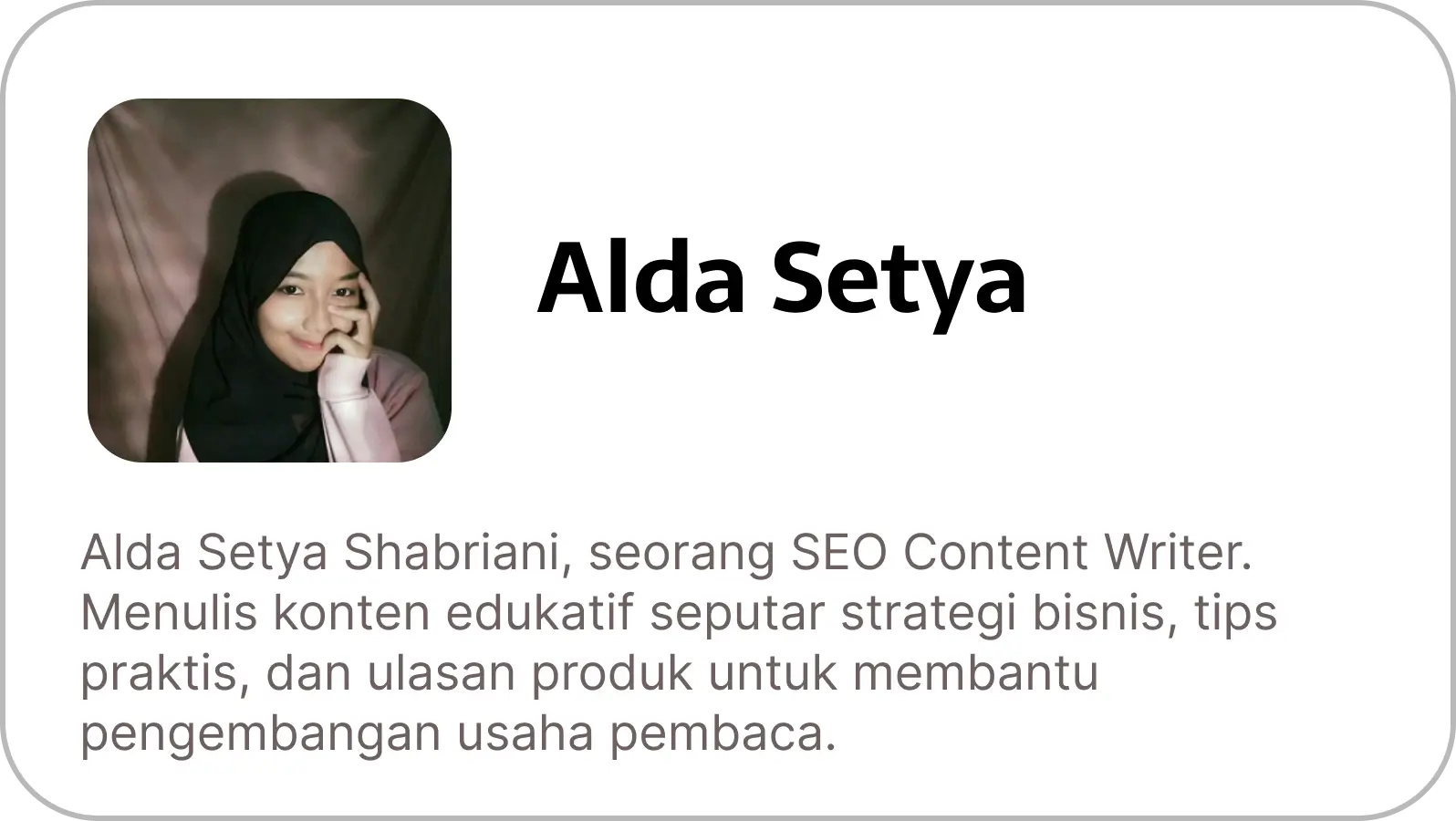Alda Setya