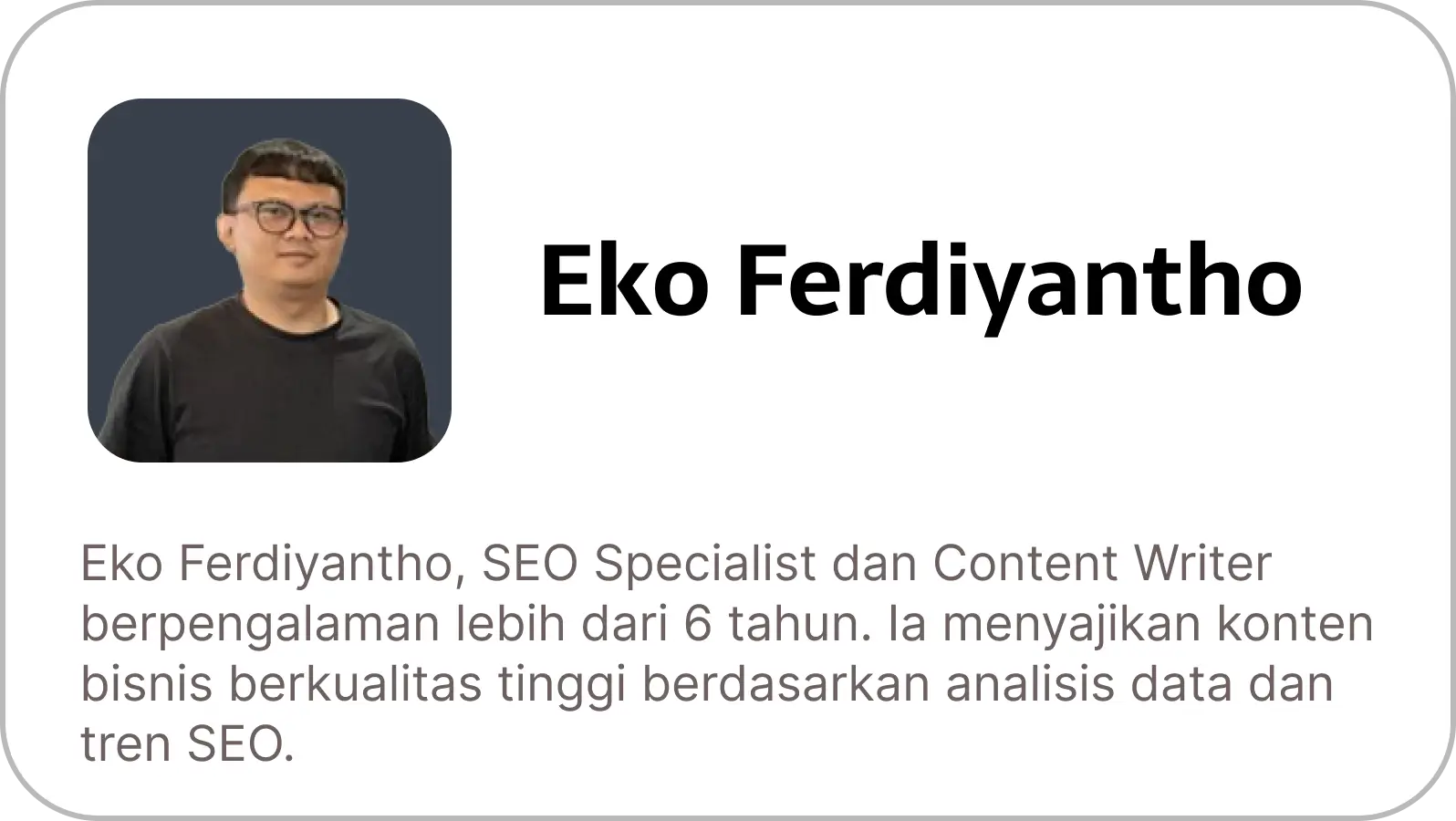 Eko Ferdiyantho