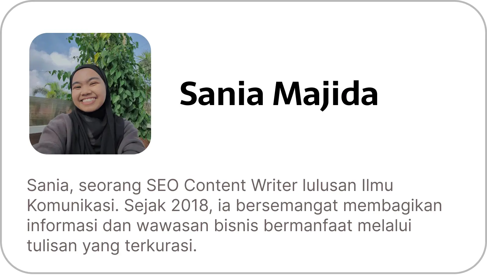 Sania Majida