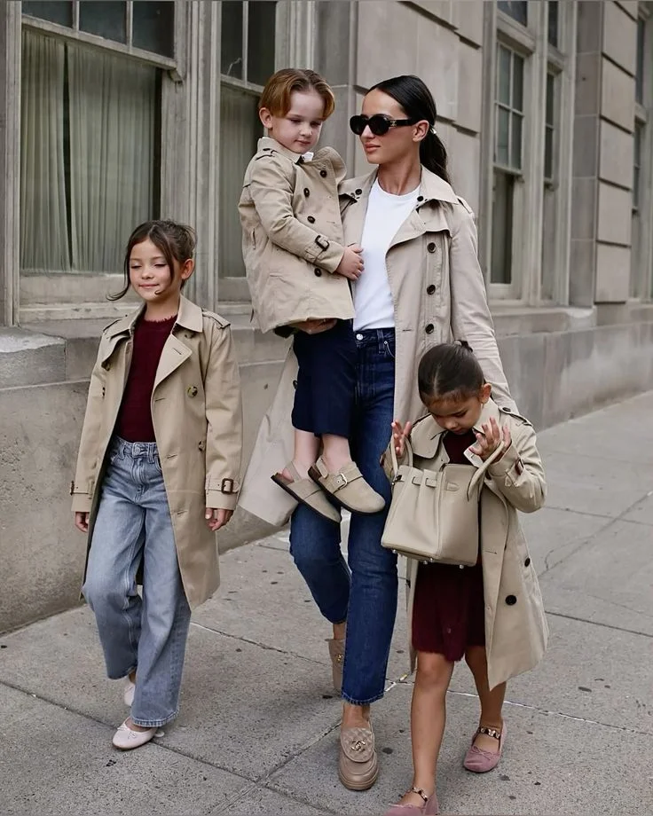 ootd ibu dan anak - outer