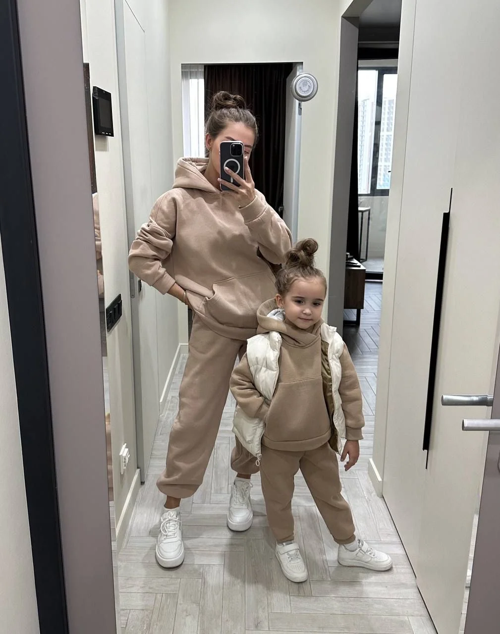 ootd ibu dan anak - sporty