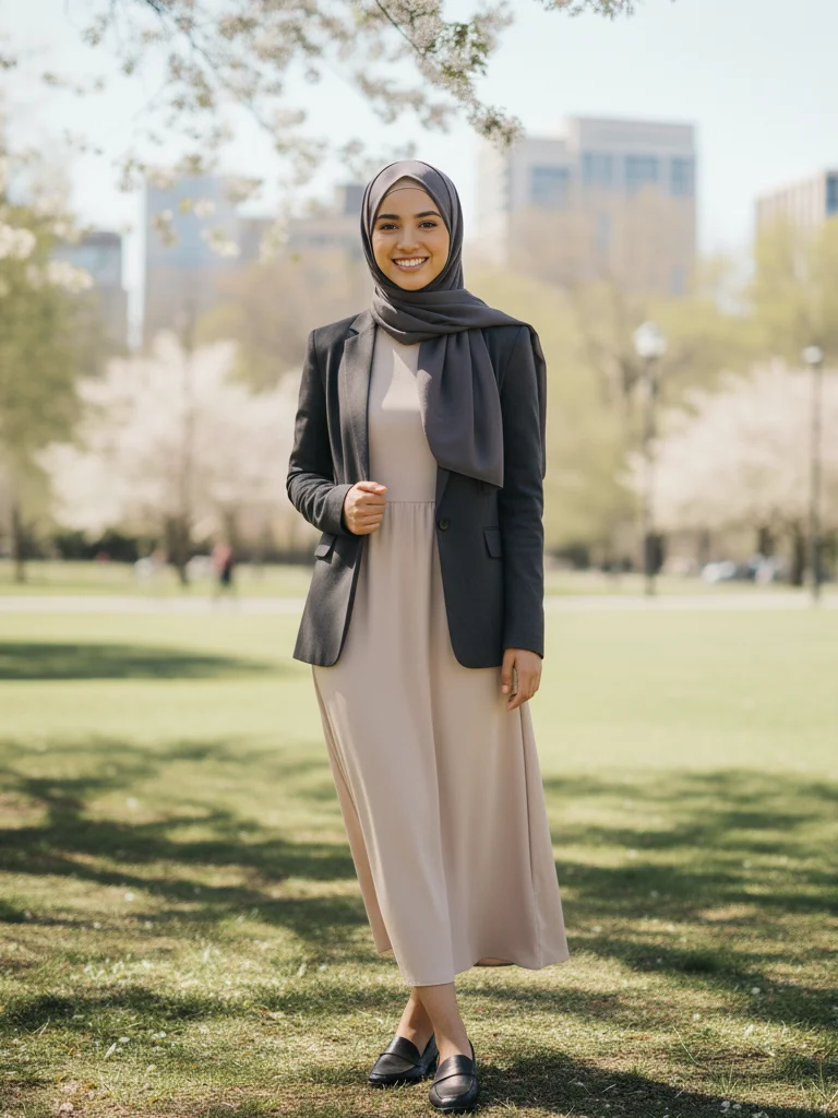 style hijab casual ibu muda 6