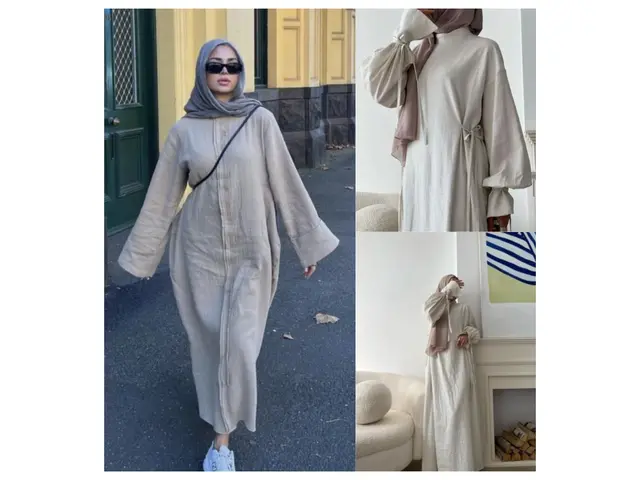 gamis linen