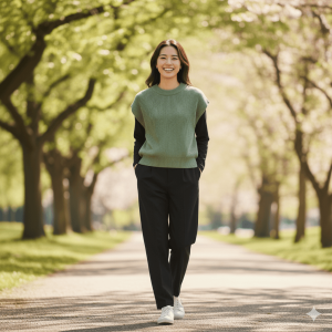 inspirasi-ootd-warna-sage-green-10