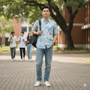 10 Rekomendasi Kemeja Batik Pria Lengan Pendek Modern Kualitas Terbaik kemeja-batik-pria-lengan-pendek-modern-batik-casual-campus-edition