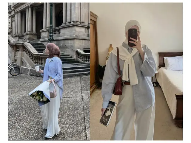8 Ide Padu Padan Kemeja Oversized Wanita agar Terlihat Chic dan Stylish! kemeja oversized wanita