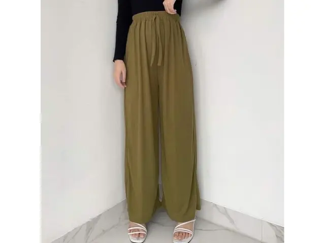 celana kulot crinkle serut