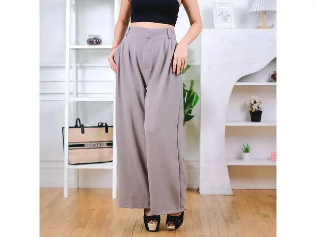 celana kulot basic straight