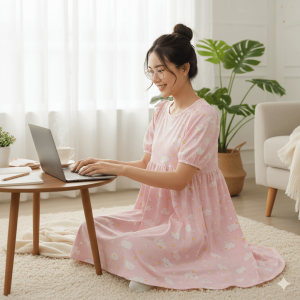 rekomendasi-daster-kekinian-viral-daster-babydoll