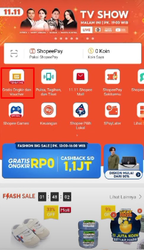Cara Mendapatkan Kode Voucher Gratis Ongkir Shopee JUNI [year]