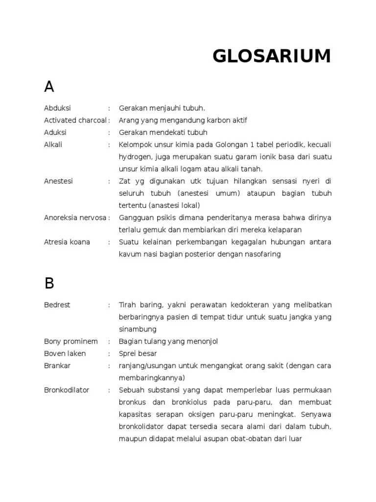 Glosarium adalah Istilah Penting, Ini Penjelasan Lengkapnya! Glosarium
