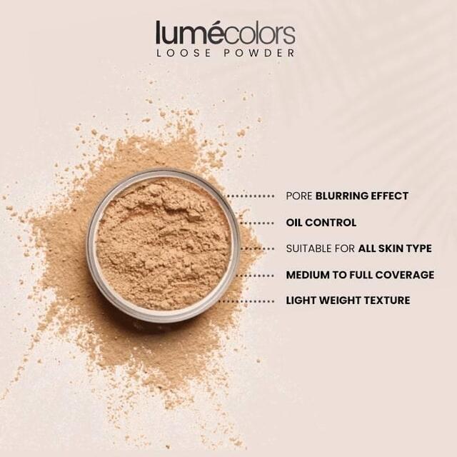 Lumecolors - Loose Powder With Oil Control 8 Shade Light 